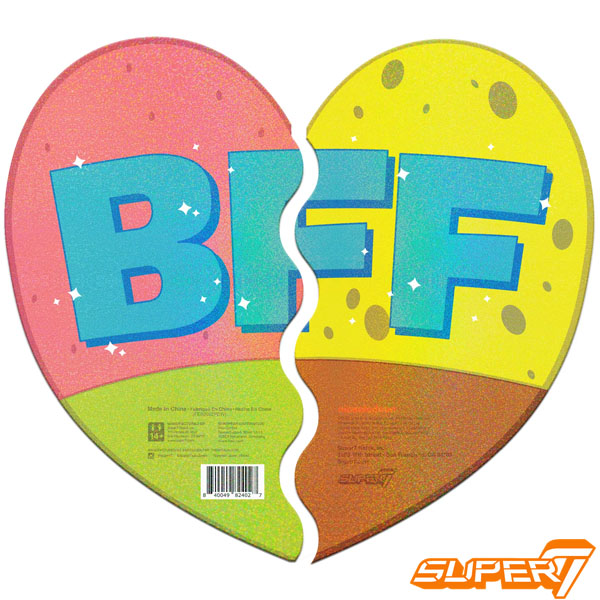 Super 7 SpongeBob and Patrick Glitter SDCC 2022 Exclusive Figure Two Pack
